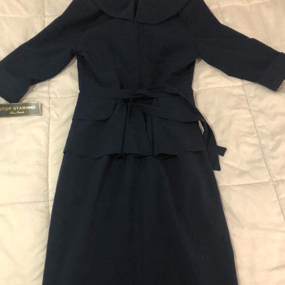 Navy Stop staring wiggle dress - Picture 5 of 8
